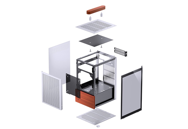 乔思伯推出T6系列机箱：黑胡桃木饰板、可调木制提手