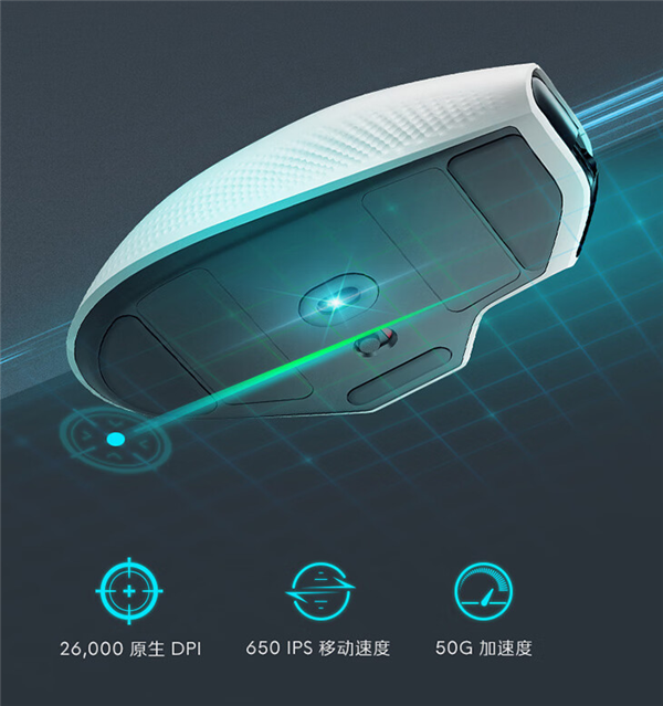 999元 外星人3D人体工学无线鼠标上架:26000 DPI、7键可编程