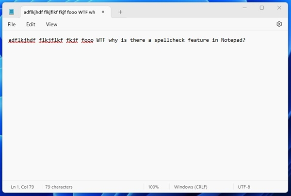 Windows 11记事本喜迎升级：支持拼写检查、自动纠错