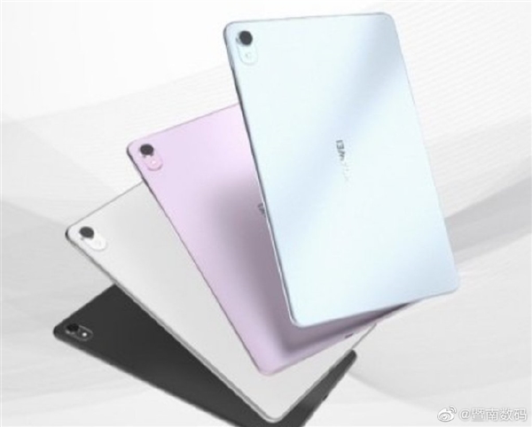 首发柔光屏!华为MatePad 11 2023外观渲染图首曝:四配色 正面无打孔
