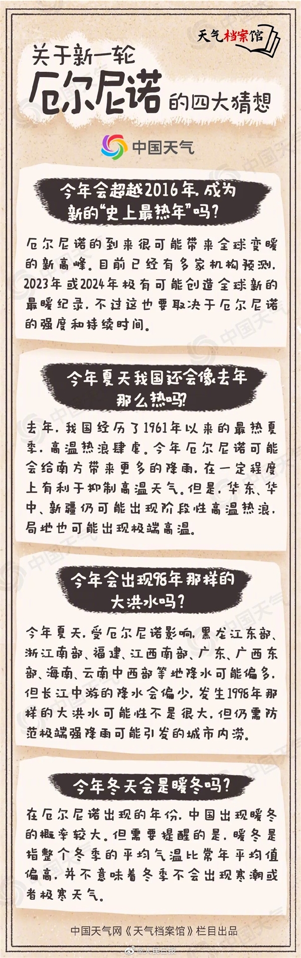 7月3日是地球有记录以来最热一天！世界气象组织确认厄尔尼诺出现