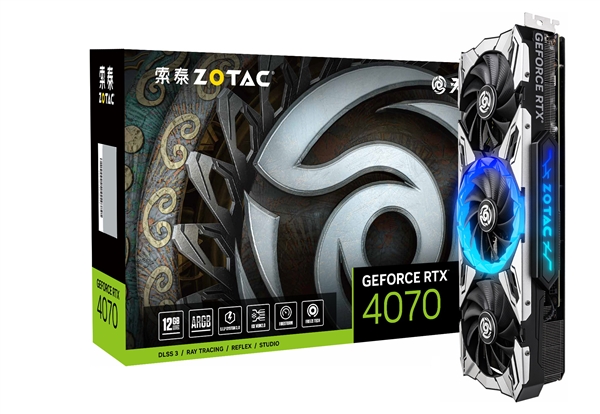 索泰首发三款RTX 4070:天启功耗解锁250W!5399元