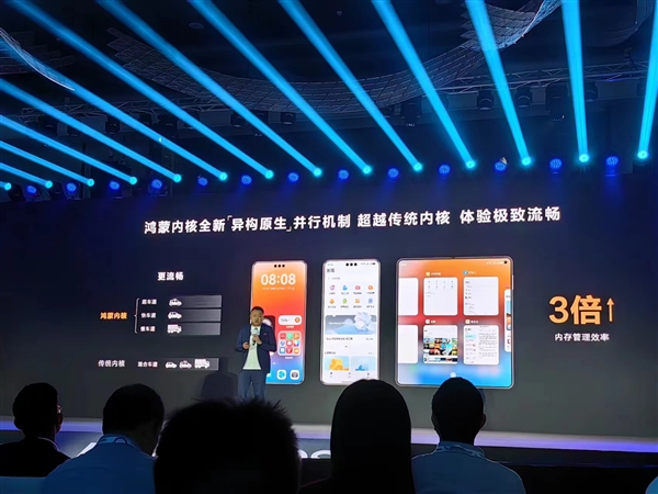 华为自研鸿蒙内核超越Linux等传统内核：内存管理效率提升3倍