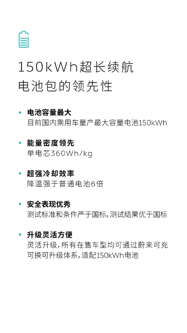 蔚来150度电池包实测续航超1000公里！油车能去的地方蔚来都能去