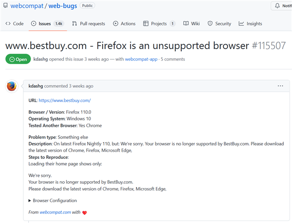 Firefox遭意外“误伤”：新版本被错误识别为IE 11