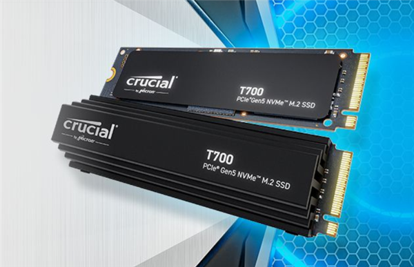 4TB 4355元!几乎满血的英睿达PCIe 5.0 SSD开卖:读取12.4GB/s