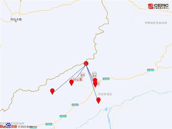 新疆阿克苏5.1级地震:多地网友称睡梦中被晃醒