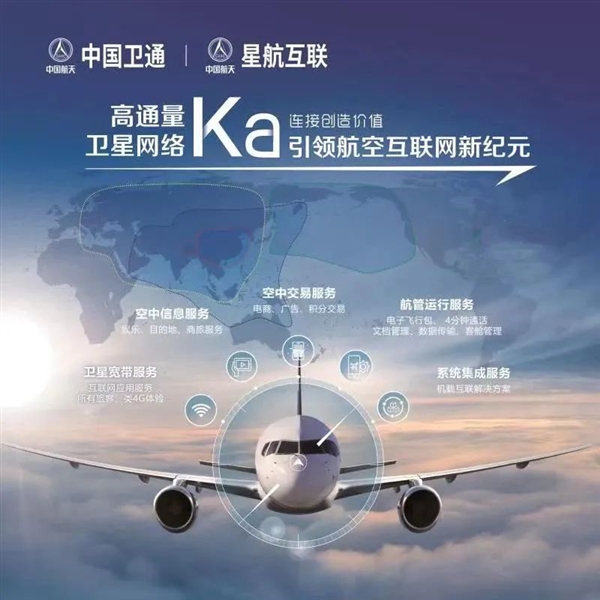 坐飞机也能上网了！中国卫通向国航交付B-737型机载卫星通信终端