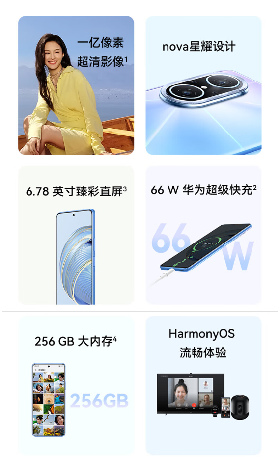 1699元起 华为nova 10青春版开售:一亿像素人像主摄