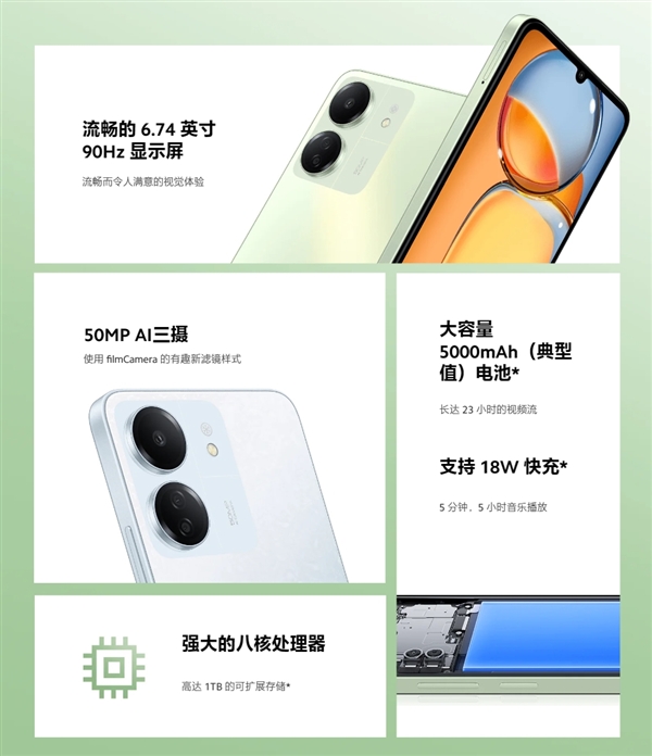 百元入门机天花板！Redmi 13C国内入网：升级侧边指纹+高刷屏