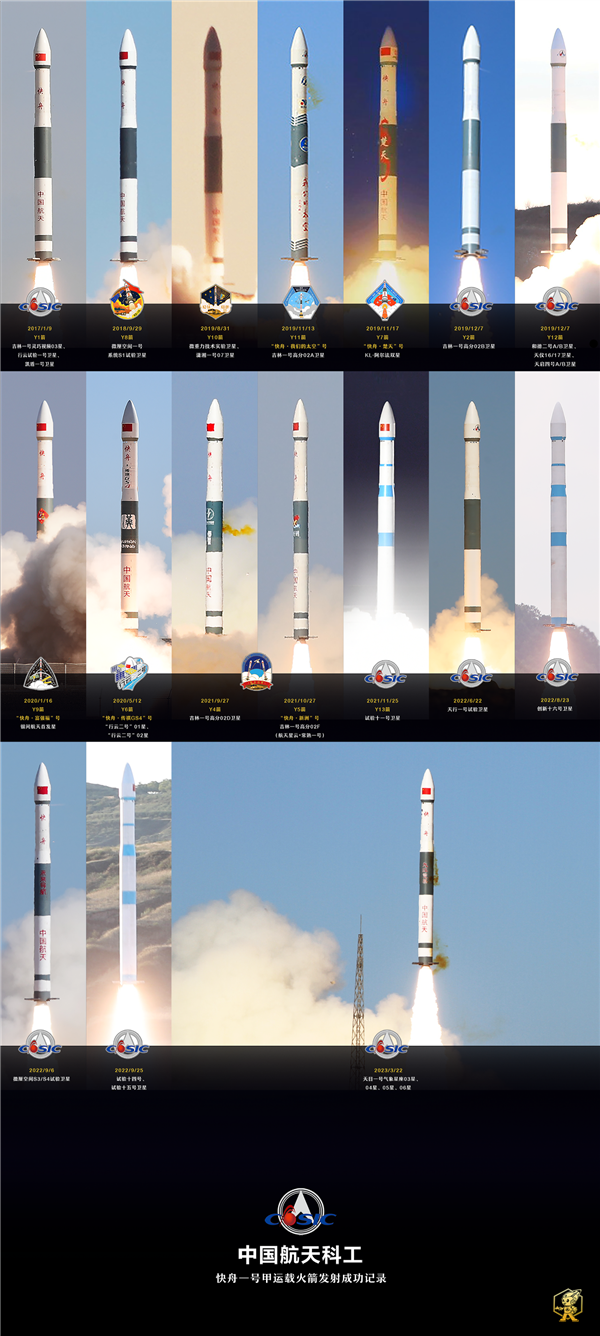 车上就能发射！小型固体火箭快舟一号甲2023首飞成功：一箭四星