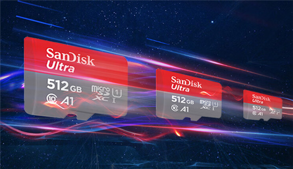 158元 闪迪至尊高速移动版TF存储卡512G版降价：读速150MB/s