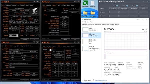 AMD终于能享受192GB内存了!连跑2小时0错误