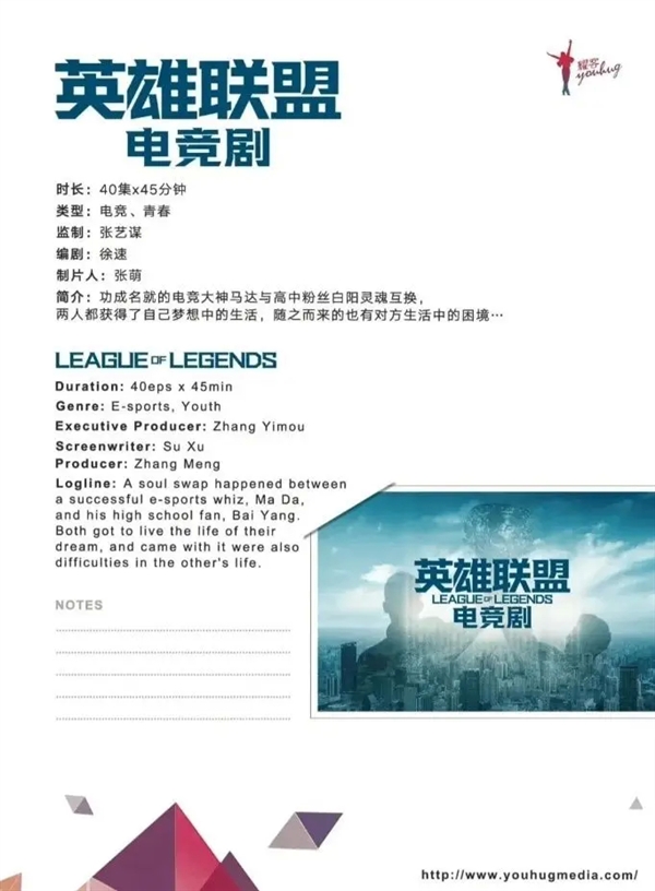 张艺谋监制！《英雄联盟电竞剧》公布：主角还能灵魂互换