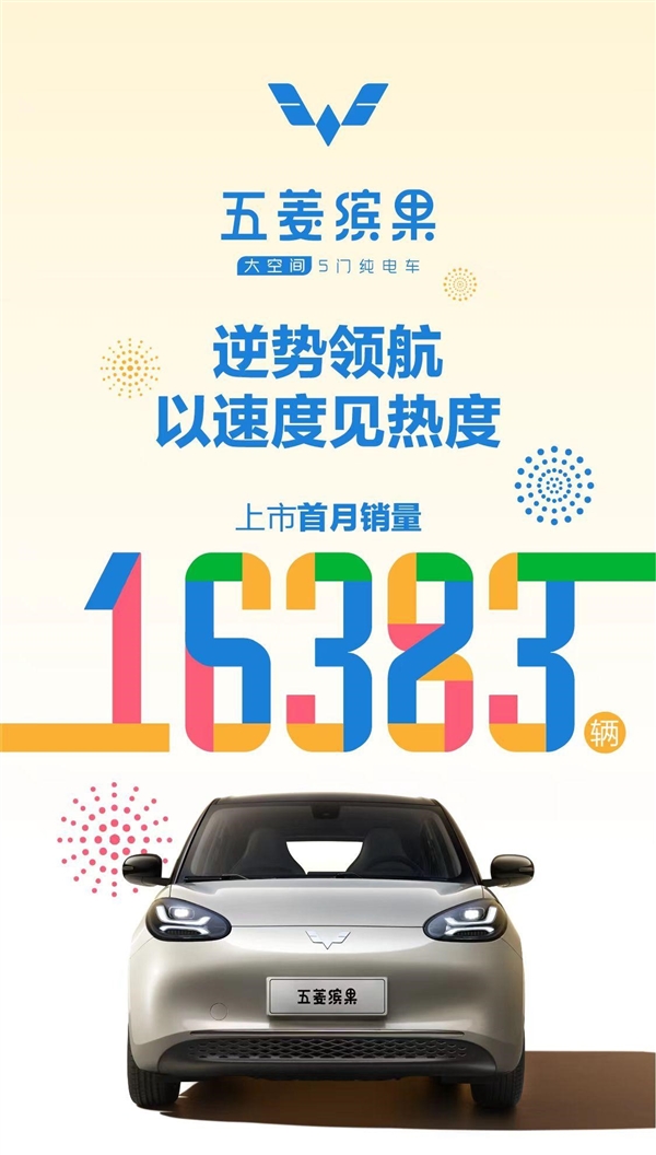 首销即爆款 五菱缤果4月狂卖超1.6万台：比亚迪海鸥能打赢？